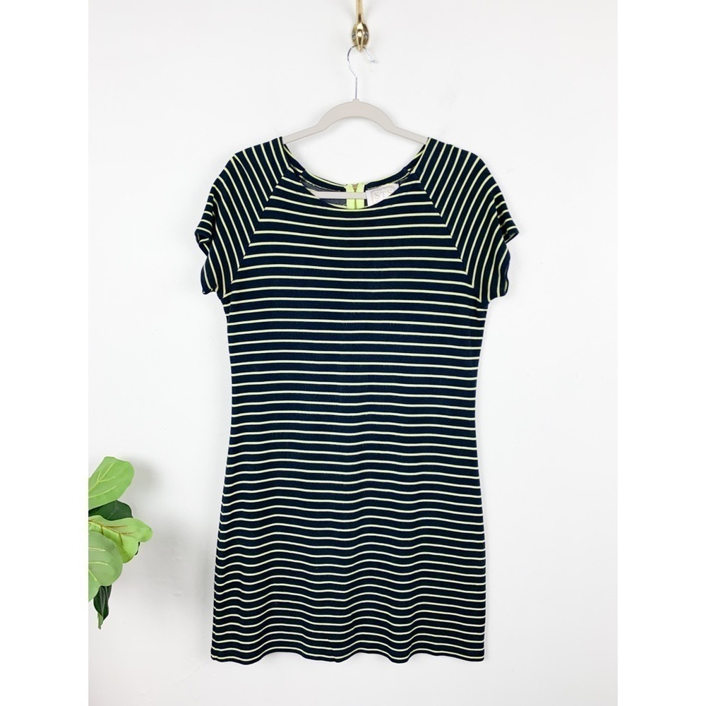 Sail To Sable Nautical Stripe Soft Knit Dress Sz M